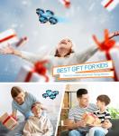 ORVINA OV-18 Mini Drone Quadcopter (Blue)