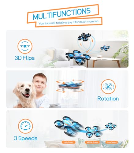 ORVINA OV-18 Mini Drone Quadcopter (Blue)