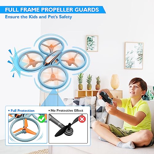 Kids i9 Drone with Colorful Lights, Headless Mode