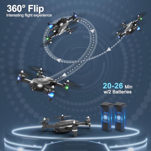 Wipkviey Foldable 1080P HD Drone for All Ages