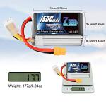 Zeee 4S 1500mAh 120C Lipo Battery (2 Pack)