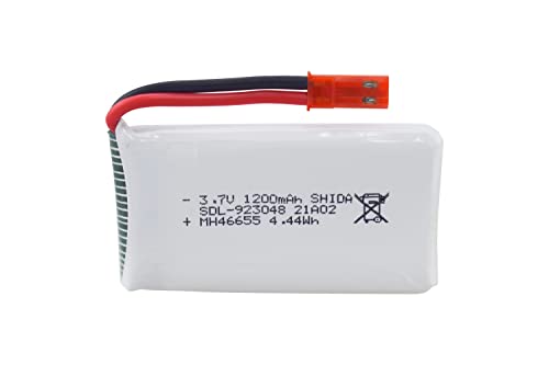 ZYGY 4PCS 3.7V 1200mAh Battery Set for X900 Quadcopter