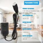 7.4V USB Charger Cable for RC Drones