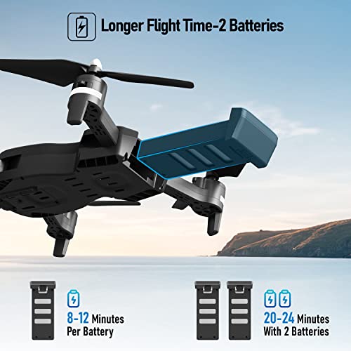 Wipkviey T26 Foldable Drone with 1080P Camera