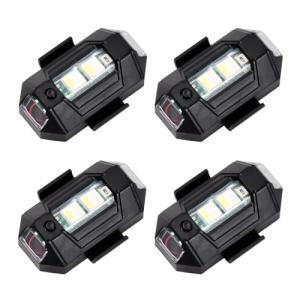 4 Pack USB LED Strobe Lights for Drones