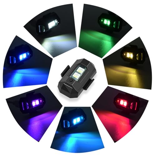 4 Pack USB LED Strobe Lights for Drones