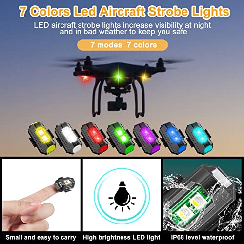 6 LED Strobe Lights for Drones and Vehicles