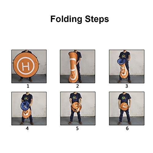 ApexOne 55cm Portable Waterproof Drone Landing Pad