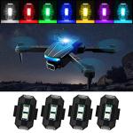 4Pcs Wireless LED Strobe Lights for Drones & Vehicles
