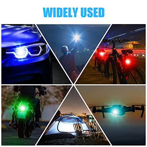 Ainiv 4PCS Colorful LED Strobe Drone Lights