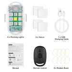 Ainiv 4PCS Colorful LED Strobe Drone Lights