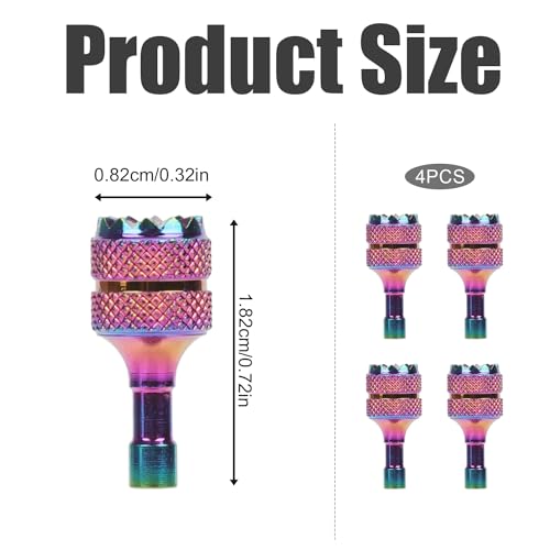 Colorful Aluminum Joysticks for DJI Drones - 4pcs