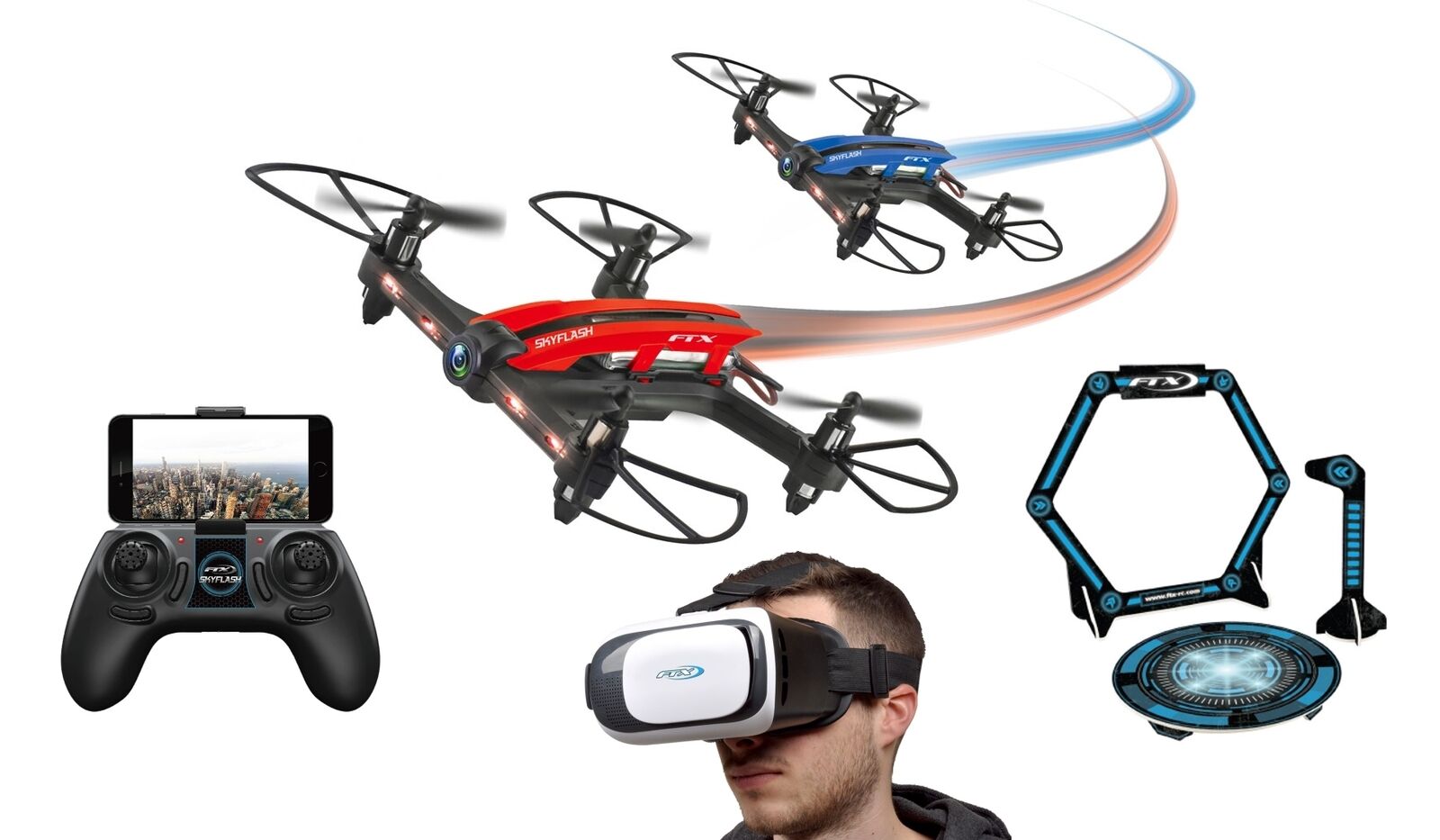 Skyflash Racing Drone Set with Goggles
