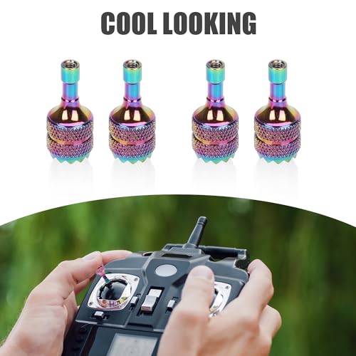 Colorful Aluminum Joysticks for DJI Drones - 4pcs