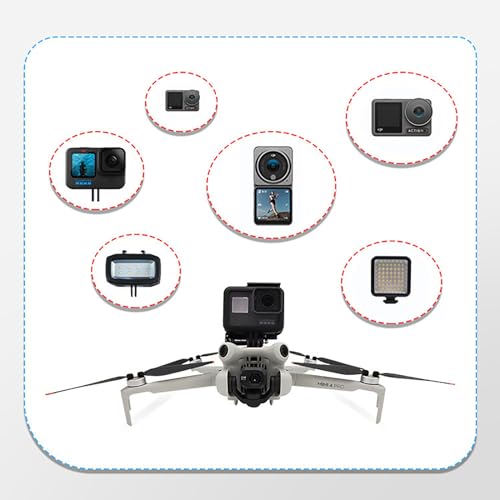 Drone Gimbal Extension Mount for Action Cameras