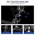 Versatile Dual Camera Clamp Mount with Ball Heads