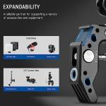 Versatile Dual Camera Clamp Mount with Ball Heads