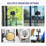 Versatile Dual Camera Clamp Mount with Ball Heads