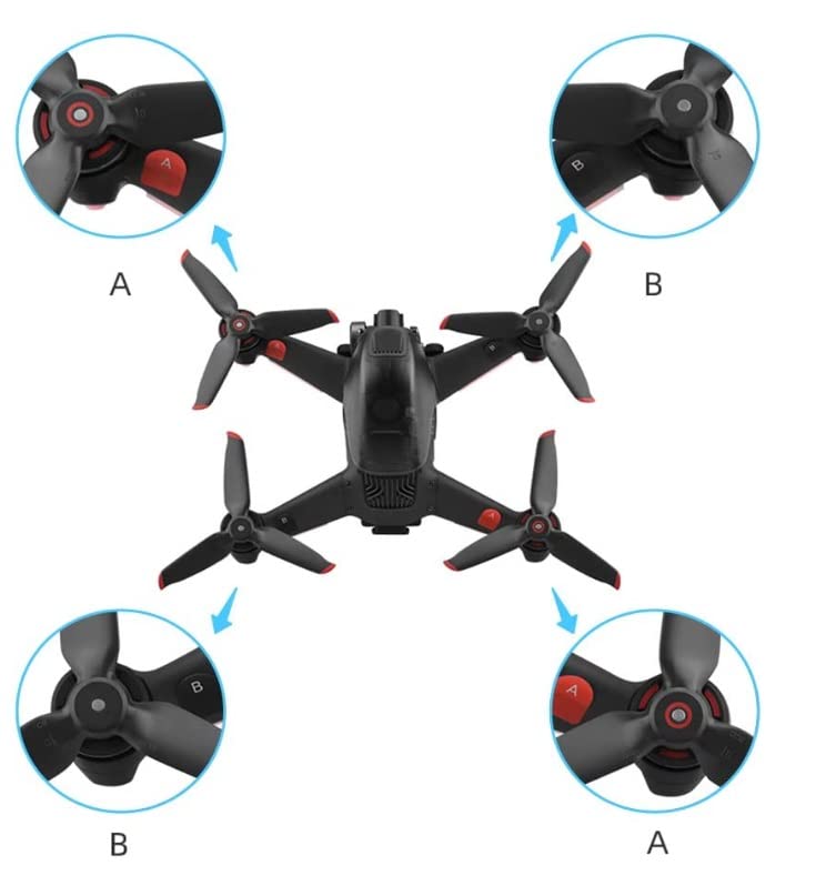 4x Low Noise FPV Propellers for DJI Combo