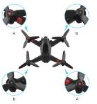 4-Pack Quick Release Low Noise FPV Propellers