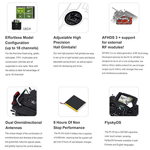 Paladin PL18 2.4G Touch Screen Radio Transmitter