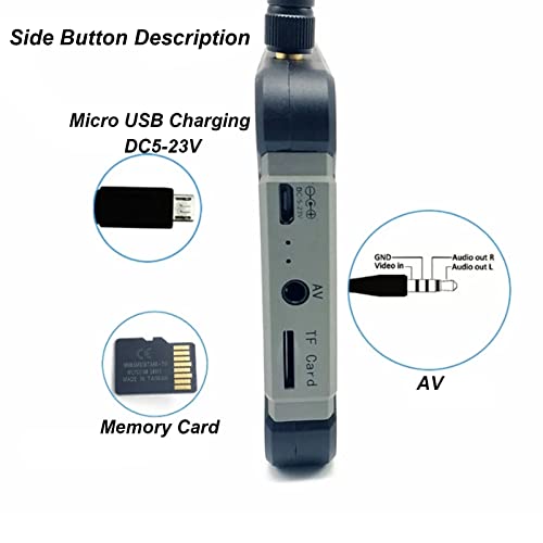 Astibym 4.3" FPV Receiver Monitor with DVR Function