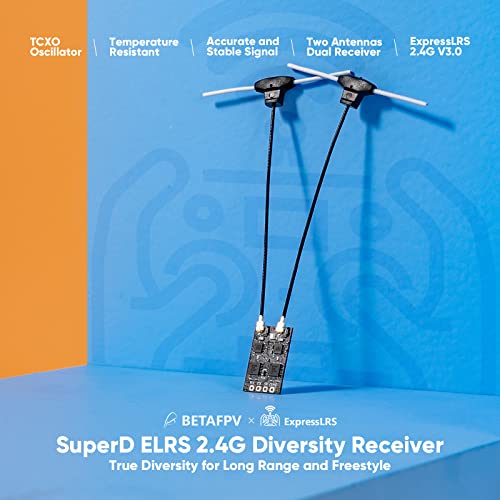 BETAFPV SuperD ELRS Dual Receiver for FPV Drones
