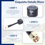 Agatige 5.8GHz Mini RHCP Directional Antenna for FPV