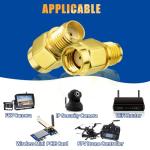 Bingfu RP-SMA Male to SMA Female Adapter 2-Pack