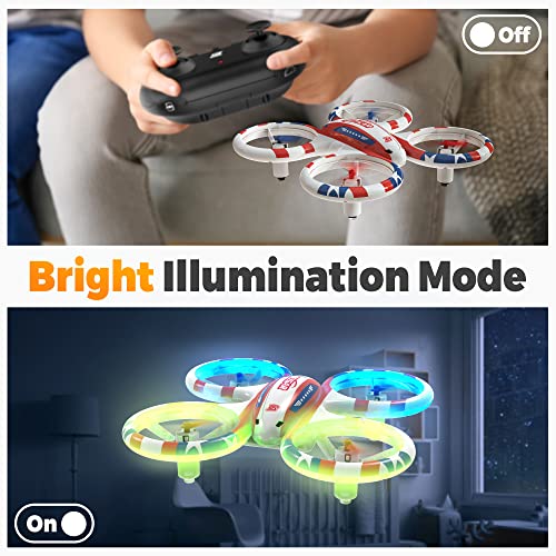 BEZGAR HQ051 LED Mini Drone for Kids