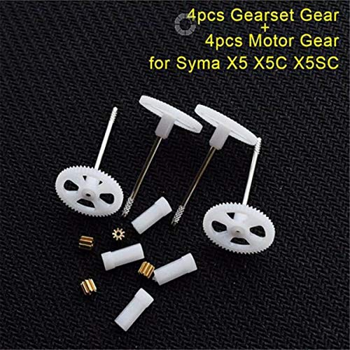 TECKEEN Motor Gear Set for Syma X5 Quadcopter