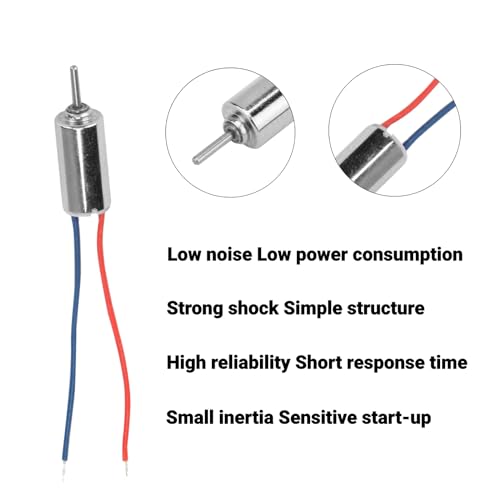 5 Pack Low Noise Coreless DC Micro Motors