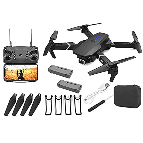 apofly Gps Drone E88 Pro Mini Drone with Camera for Adults, 4k Camera HD FPV Foldable Live Video Drone Rc Quadcopter Aircrafts with 2battery