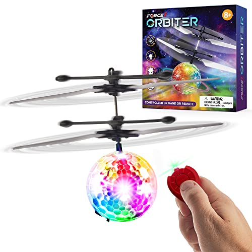 Hand-Controlled LED Flying Ball Drone Toy