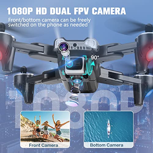 Foldable Dual Camera Drone for Adults & Kids
