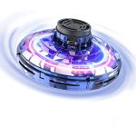 Blue Hand Controlled Mini Drone with LED Lights