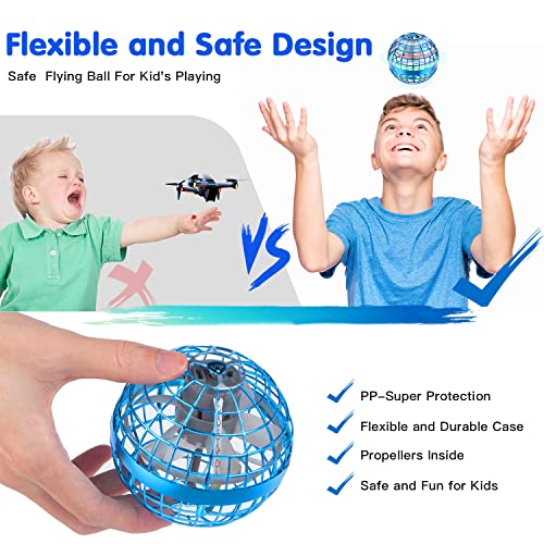 Hand-controlled Flying Orb with RGB Lights for Kids