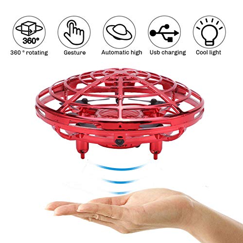 Mini Hand-controlled UFO Drones with LED Lights