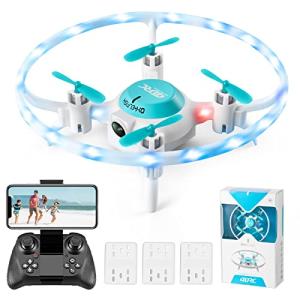 Mini 720P Camera Drone for Kids with Lights