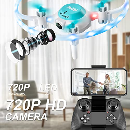 Mini 720P Camera Drone for Kids with Lights