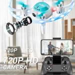 Mini 720P Camera Drone for Kids with Lights