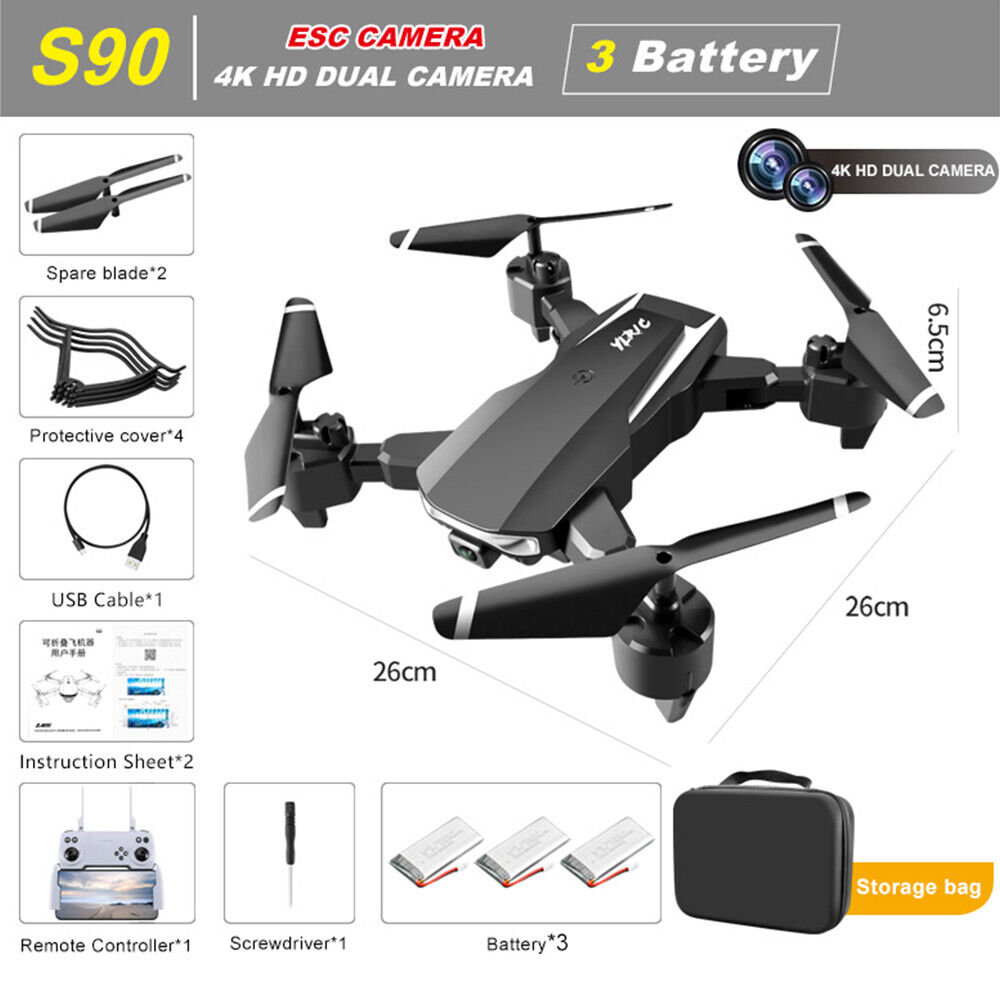 2023 Dual Quadcopter Drone with HD Camera