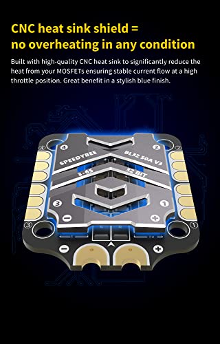 SpeedyBee 50A 4in1 ESC with Heat Sink
