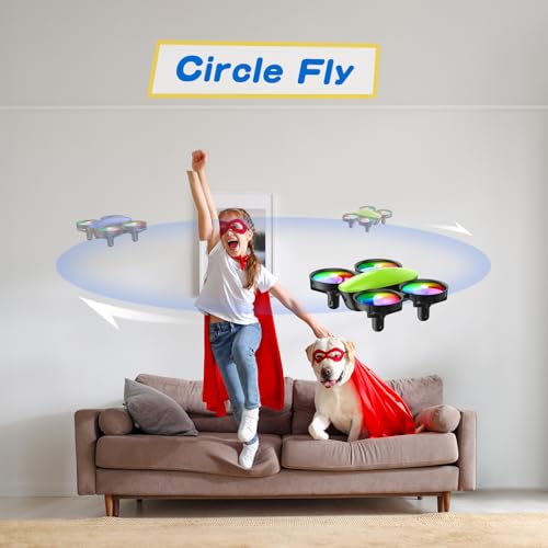 Tomzon A23 Mini Drone for Kids - LED Quadcopter