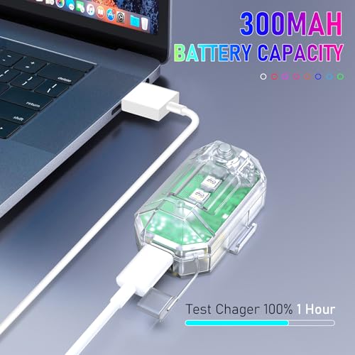 4PCS Rechargeable LED Strobe Lights with Remote