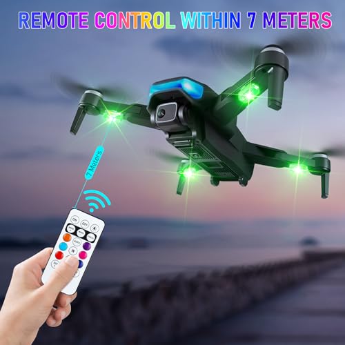 4PCS Rechargeable LED Strobe Lights with Remote