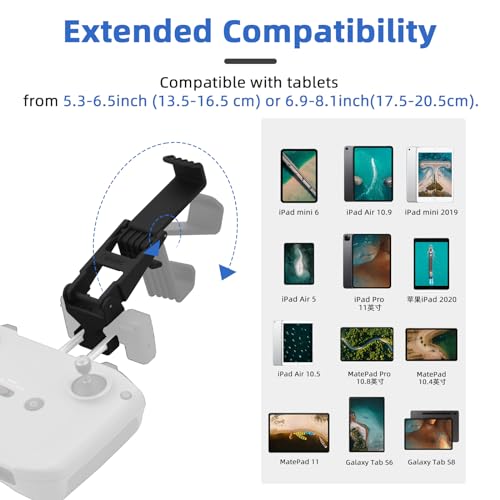 Tablet Holder Mount for DJI Mini and Mavic
