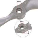 Sourcing Map RC Propeller 25.4x12.7 cm, Gray