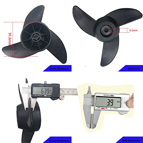 T-BOKO 3-Blade Electric Trolling Motor Propeller