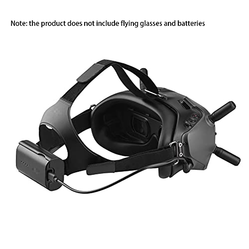 FPV Goggles Power Cable and Battery Support
